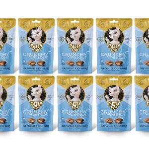 KITTY Cat KittyCat Crunchy Pillows Geflügel, Joghurt 10 x 60 g