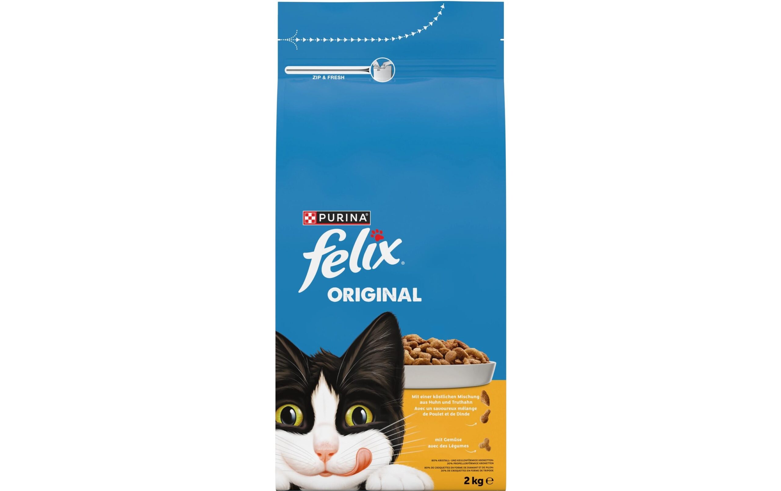 Felix Trockenfutter Original Geflügel 2 kg