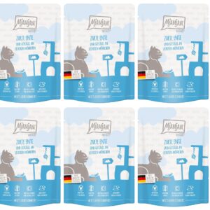 Mjamjam Nassfutter Quetschie Ente & Geflügel, 6 x 300 g