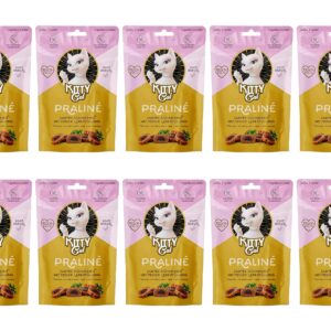 KITTY Cat Katzen-Snack KittyCat Praliné Huhn, Leber 10 x 50 g