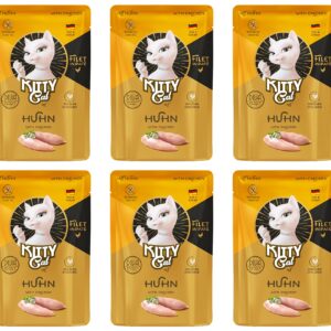 KITTY Cat Nassfutter KittyCat Filét Paté Pouch Huhn 6 x 85 g