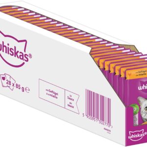 Whiskas Nassfutter 1+ Geflügel in Sauce 28 x 85 g
