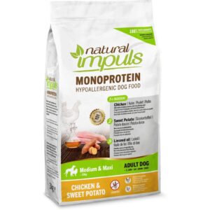 Natural Impuls Trockenfutter Adult Med/Max Huhn 3 kg