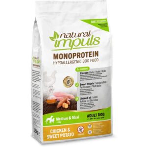 Natural Impuls Trockenfutter Adult Med/Max Huhn 12 kg