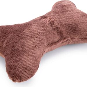 Designed by Lotte Hunde-Kissen Knochen Rosa, 35 x 23 x 6 cm
