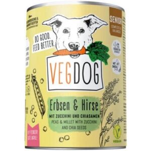 Vegdog Senior Erbsen + Hirse 400 g