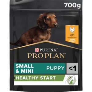 Purina Pro Plan Trockenfutter Small und Mini Puppy Healthy Start Huhn 700 g