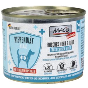 MAC’s Vetcare Nassfutter Nierendiät Huhn und Rind 200 g