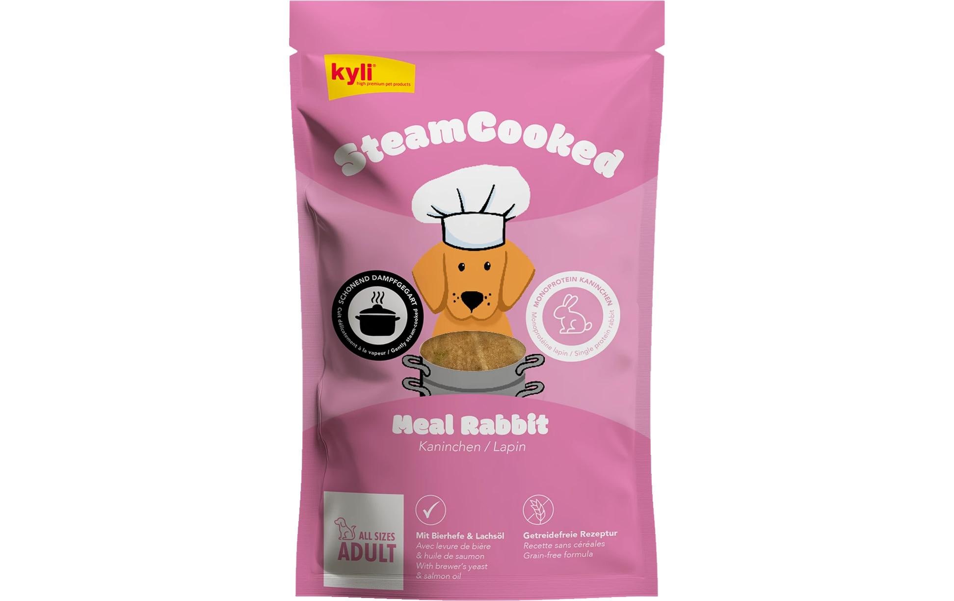 kyli Nassfutter Steamcooked Meal Adult Rabbit 250g