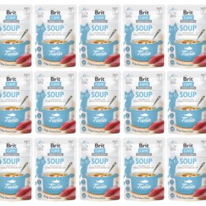 Brit Katzen-Snack Care Cat Soup with Tuna 15 x 75 g