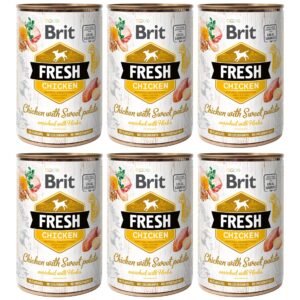 Brit Nassfutter Fresh Chicken with Sweet Potato 6 x 400 g