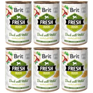 Brit Nassfutter Fresh Duck with Millet 6 x 400 g