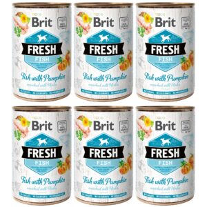 Brit Nassfutter Fresh Fish with Pumpkin 6 x 400 g