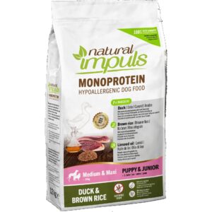 Natural Impuls Trockenfutter Puppy Med/Max Ente 12 kg