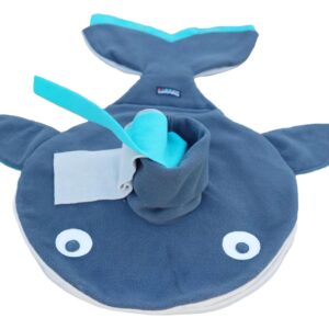 KNAUDER’S BEST Hunde-Spielzeug Schnüffelwal Kurt Blau