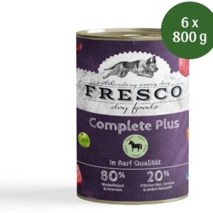 FRESCO Nassfutter Complete Plus Pferd 800 g