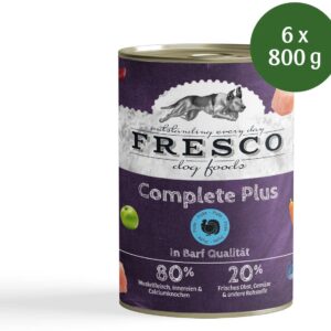 FRESCO Nassfutter Complete Plus Pute 800 g