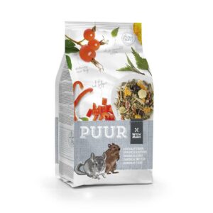Witte Molen Hauptfutter Puur Gourmet-Müsli für Chinchilla & Degu, 500 g