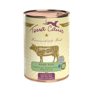 Terra Canis Nassfutter Metzgers Bestes mit Rind, 400 g