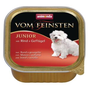 animonda Nassfutter Vom Feinsten Junior mit Rind+Geflügel