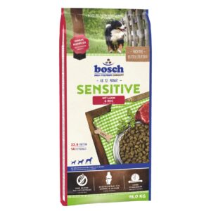 Bosch Tiernahrung Trockenfutter Sensitive Lamm & Reis, 15 kg