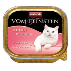 animonda Nassfutter Vom Feinsten Adult Putenherzen, 100 g