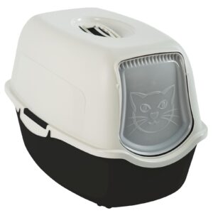 Rotho Katzentoilette Bailey Eco, Sand – Schwarz