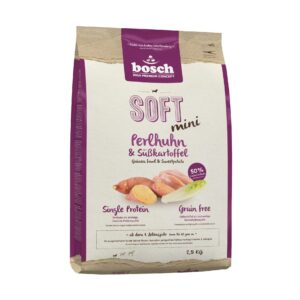 Bosch Tiernahrung Soft Adult Mini, Perlhuhn & Süsskartoffel, 2.5 kg