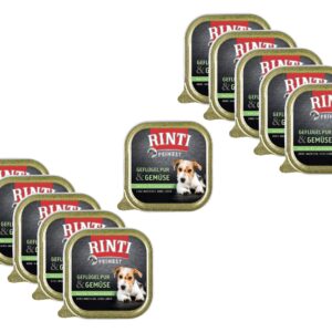 Rinti Nassfutter Feinest Geflügel Pur & Gemüse, 11 x 150 g