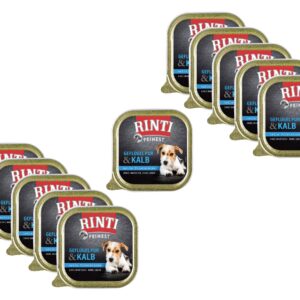 Rinti Nassfutter Feinest Geflügel Pur & Kalb, 11 x 150 g
