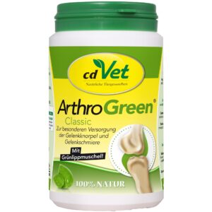 cdVet Hunde-Nahrungsergänzung ArthroGreen Classic, 165 g