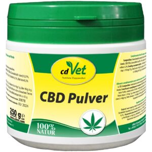 cdVet Hunde-Nahrungsergänzung CBD Pulver, 250 g