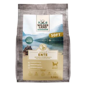Wildes Land Halbfeuchtfutter Ente mit Reis & Wildkräutern 1.5 kg