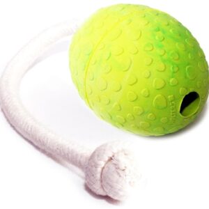 Wolters Hunde-Spielzeug Straussenei mit Seil, M