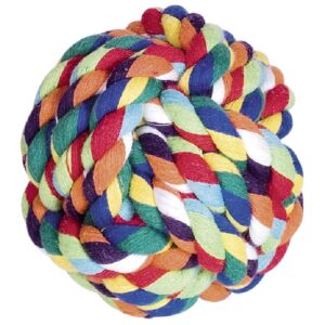 Nobby Hunde-Spielzeug Knotenseil-Ball, Mehrfarbig