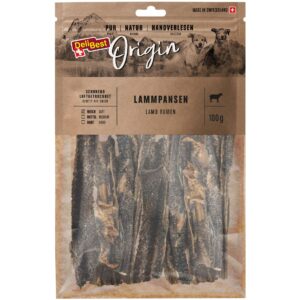 DeliBest Kausnack Origin Lammpansen 100 g
