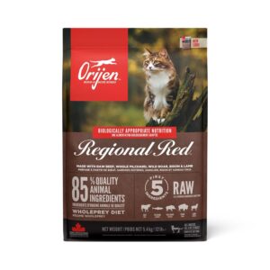 Orijen Trockenfutter Cat Regional Red mit Rind, 5.4 kg