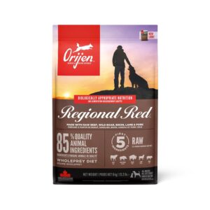 Orijen Trockenfutter Dog Regional Red mit Rind, 6 kg