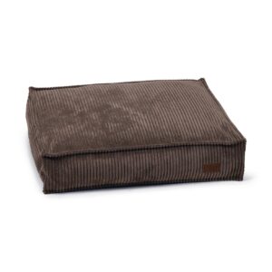Designed by Lotte Hunde-Bett Ribbed Braun 70x55X15cm