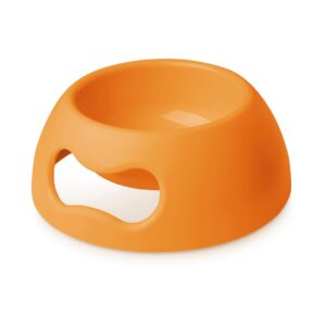 United Pets Kunststoffnapf Pappy Bowl Fluo 1.1 l, Orange