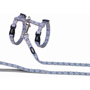 Nobby Katzenhalsband Garnitur Fish, Grau
