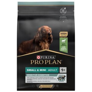 Purina Pro Plan Trockenfutter S/Mini Adult Sensitive Digestion Lamm, 3 kg