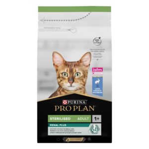 Purina Pro Plan Trockenfutter Steril. Renal Plus Adult mit Kaninchen 3 kg