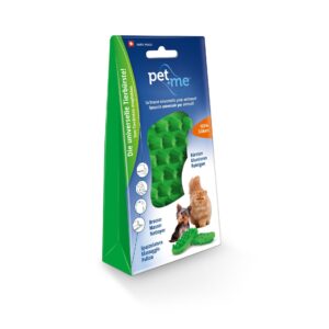 Pet+me Pflegebürste Soft, Grün