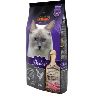 Leonardo Cat Food Trockenfutter Senior Geflügel, 7.5 kg