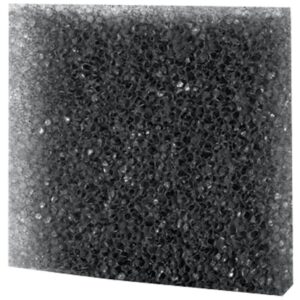 Hobby Aquaristik Filterzubehör Filterschaum grob, Schwarz, 50 x 50 x 5 cm