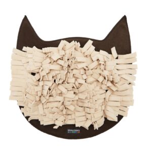 KNAUDER’S BEST Katzen-Spielzeug Schnüffelrasen, Braun
