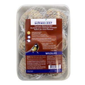 Eric Schweizer Wintervogelfutter Meisenknödel Premium, 6 x 90 g