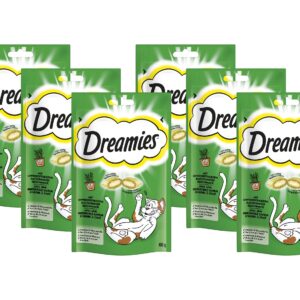 Dreamies Katzen-Snack mit Katzenminze Geschmack, 6 x 60 g