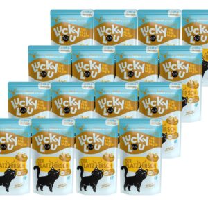 Lucky Lou Nassfutter Lifestage Adult Geflügel & Hirsch, 16 x 125 g